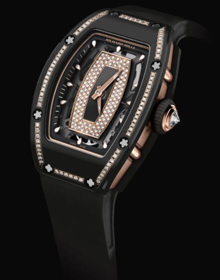 RICHARD MILLE RM 07-01 Automatic Winding Red Gold Ceramic Diamond WATCH